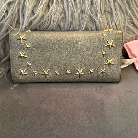 Jimmy Choo Star-Studded Gray Wallet Authentic with COA - Picture 13 of 13